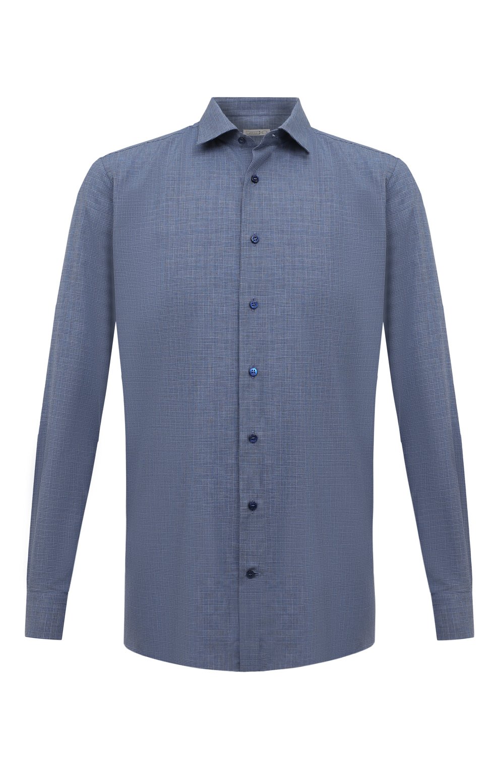 Сорочка из хлопка и кашемира ZILLI, арт. MFY-12152-369811/0001, фото 1