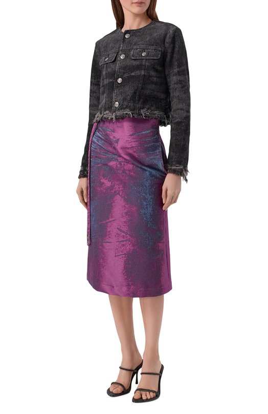 Джинсовая юбка De-Sira Diesel A22339/0EFDK Фиолетовый  A22339/0EFDK Фото 2