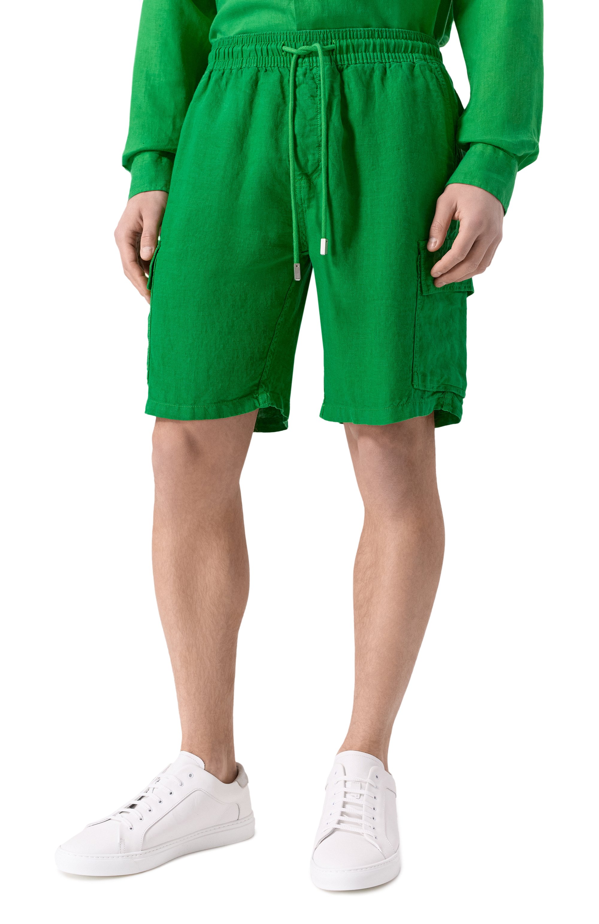 Льняные шорты VILEBREQUIN, арт. BAIE/AU101, фото 3