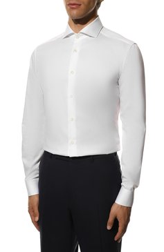 Хлопковая сорочка ZEGNA, арт. 401222/9RS0BR, фото 3
