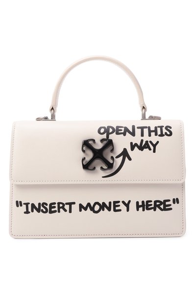 Женская сумка jitney 1.4 OFF-WHITE, арт. 0WNP062C99LEA004