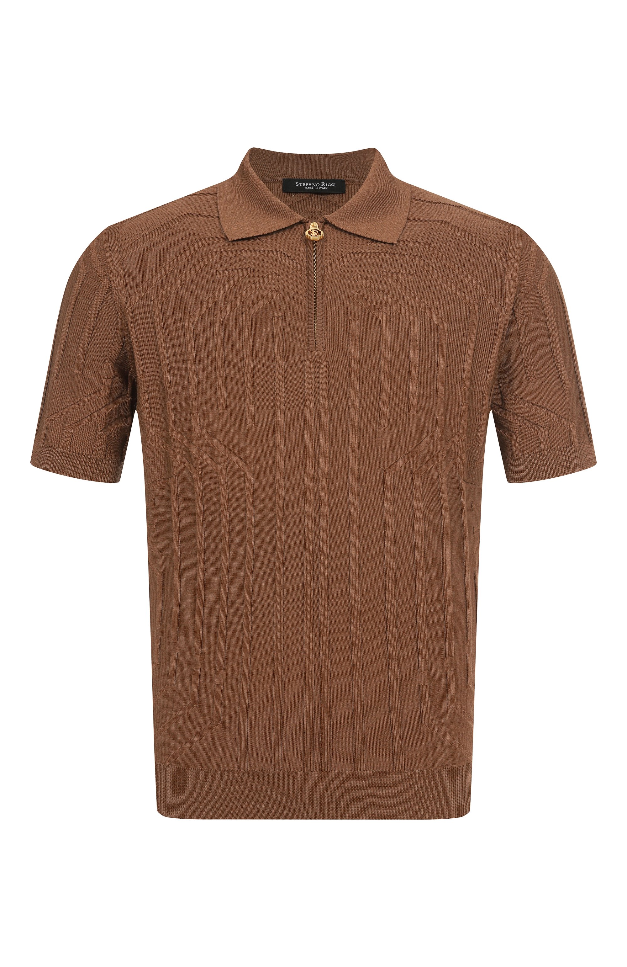 Поло из хлопка и шелка STEFANO RICCI, арт. K818089P31/F25171, фото 1