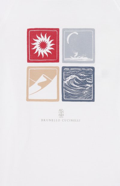 Хлопковое худи BRUNELLO CUCINELLI, арт. BE854E508B, фото 3