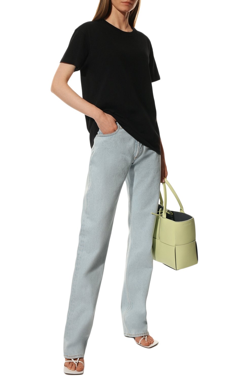 Хлопковая футболка BOTTEGA VENETA, арт. 613935/VF2A0, фото 2