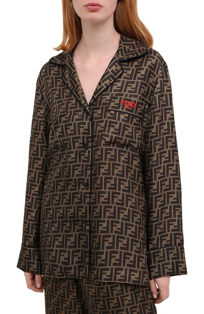 Шелковая рубашка FENDI, арт. FS6993 A8G3, фото 3