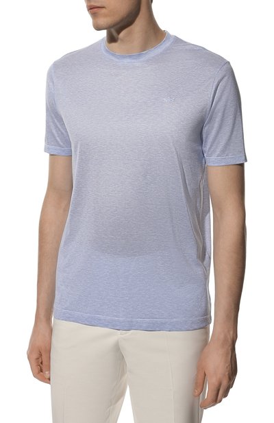 Футболка из хлопка и шелка PAUL&SHARK, арт. 22411076/FMH, фото 3