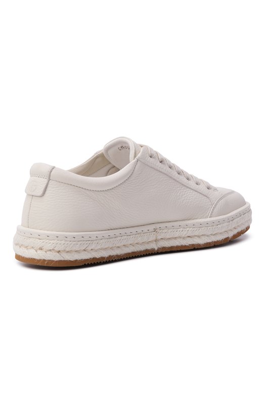 Кожаные кеды Giorgio Armani GM003220/AF19222 Белый  GM003220/AF19222 Фото 4