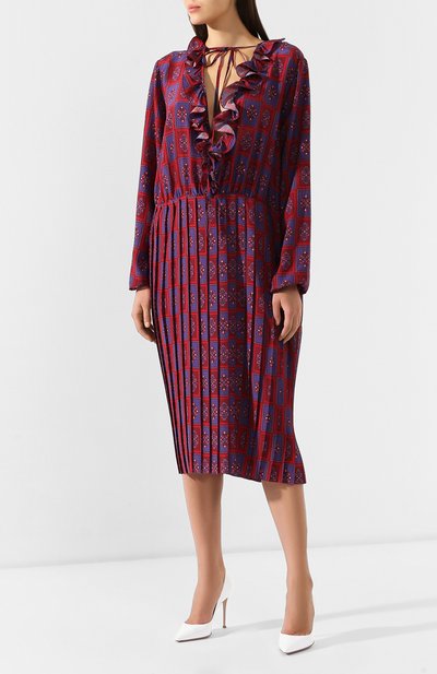 Шелковое платье BALENCIAGA, арт. 556565/TCLD1, фото 3