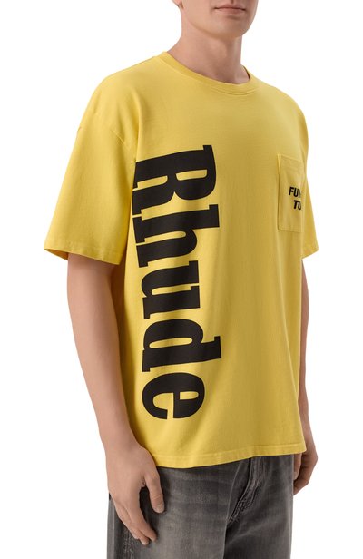 Хлопковая футболка RHUDE, арт. RHPF26TT13012, фото 3