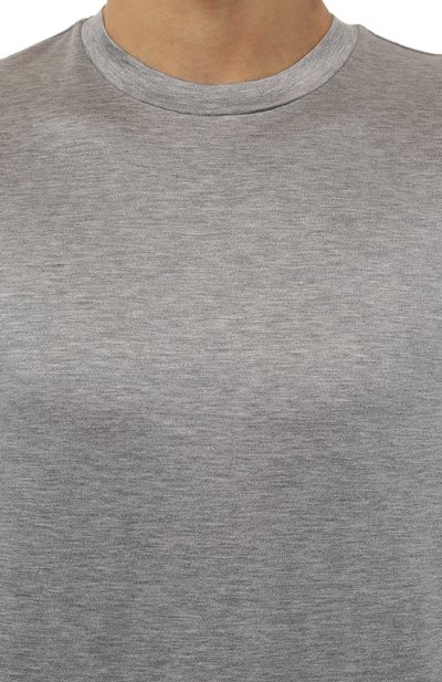 Футболка из шелка и хлопка GIORGIO ARMANI, арт. 3KSM77/SJZHZ, фото 5