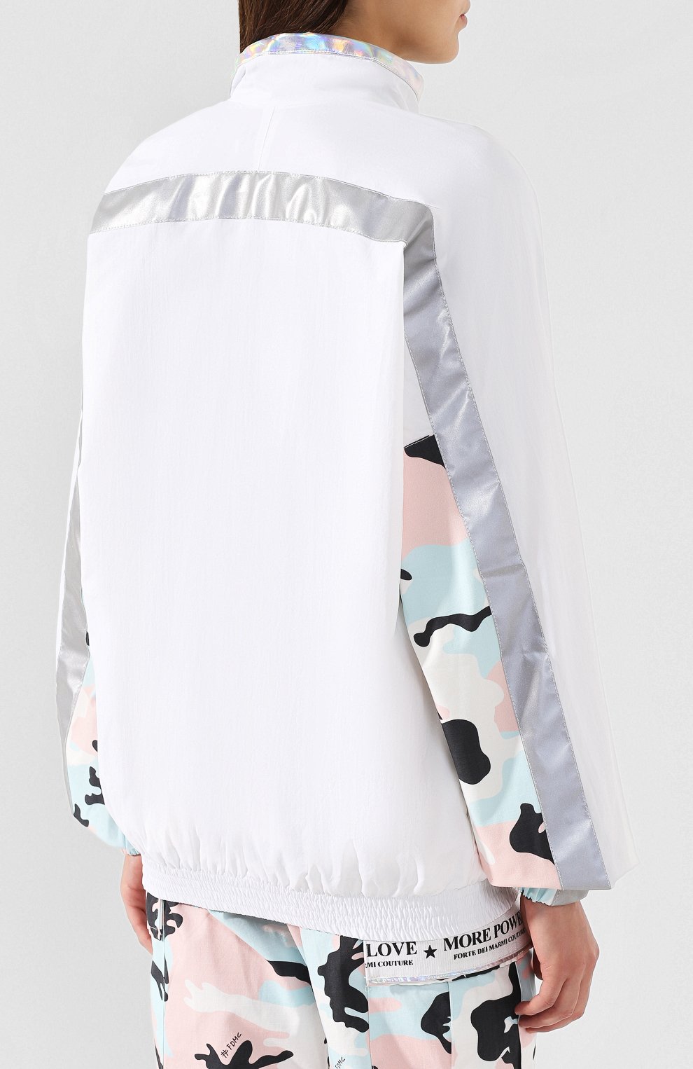 Куртка на молнии FORTE DEI MARMI COUTURE разноцветного цвета по цене 67350 руб., арт. FDMC SS19 6219, фото 4 Куртка на молнии FORTE DEI MARMI COUTURE, арт. FDMC SS19 6219, фото 4