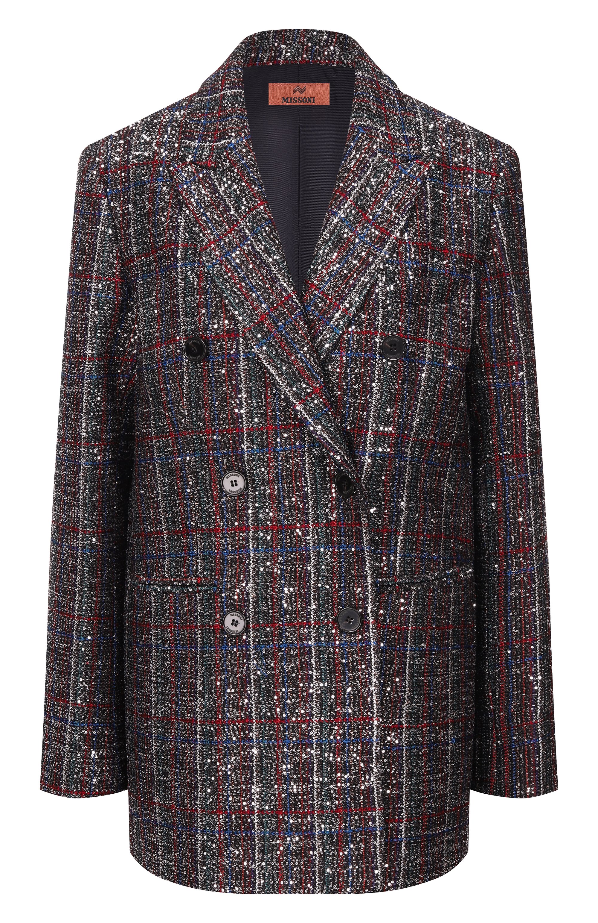 Жакет с отделкой пайетками MISSONI разноцветного цвета по цене 328000 руб., арт. DS25WF09/BC005V, фото 1 Жакет с отделкой пайетками MISSONI, арт. DS25WF09/BC005V, фото 1