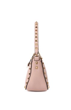 Женская сумка rockstud small VALENTINO розового цвета, арт. 3W0B0J47VSF | Фото 4 (Материал: Натуральная кожа; Драгоценные камни: Проставлено; Материал сплава: Проставлено; Ремень/цепочка: На ремешке; Размер: small)