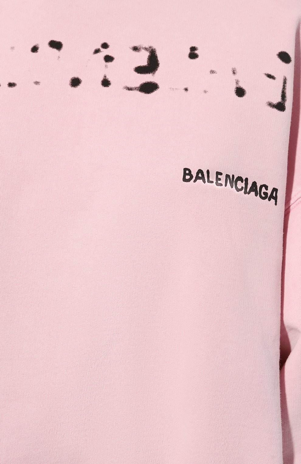 Хлопковый свитшот BALENCIAGA розового цвета по цене 138000 руб., арт. 697869/T0V06, фото 5 Хлопковый свитшот BALENCIAGA, арт. 697869/T0V06, фото 5