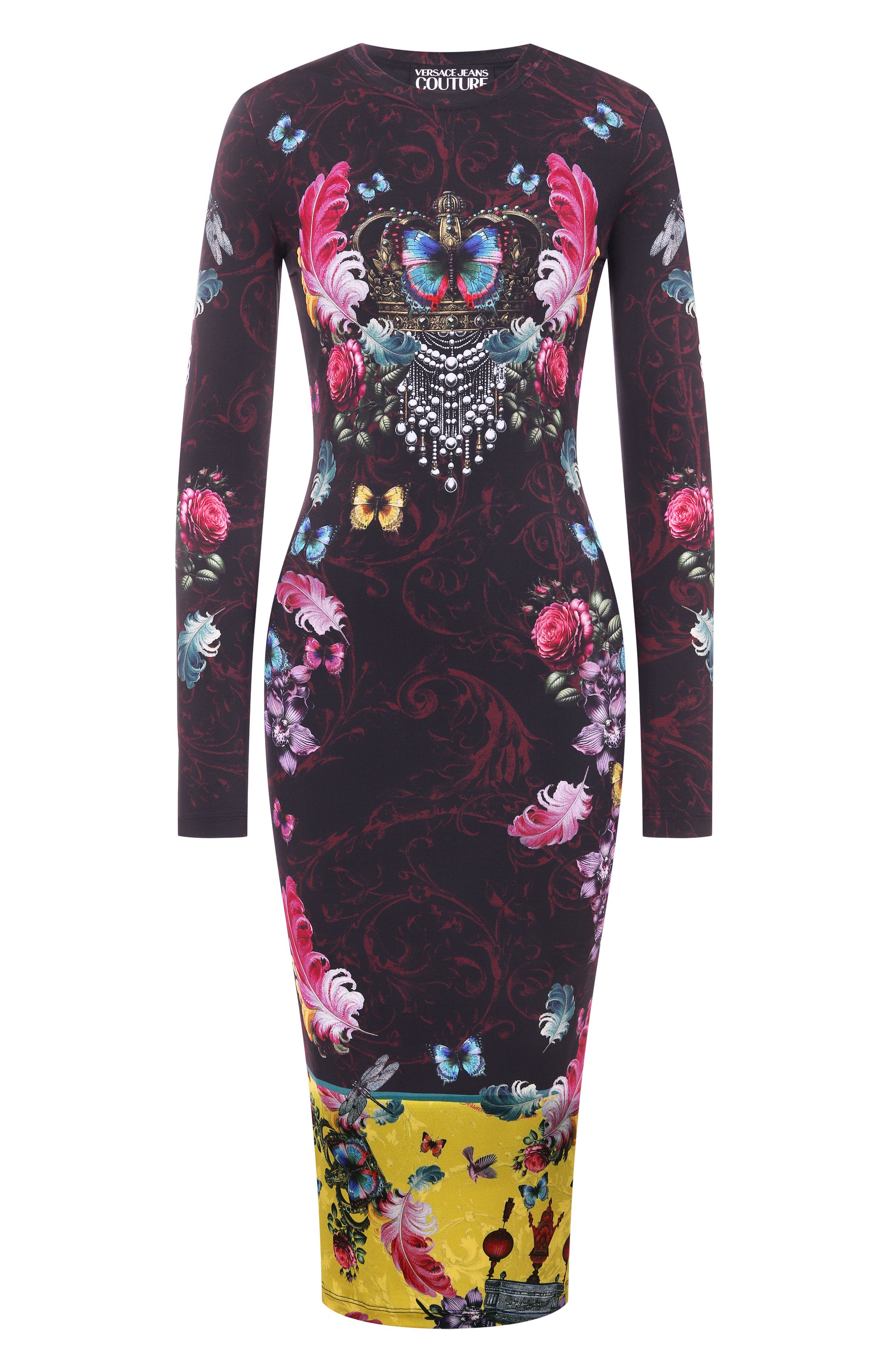 Платье из вискозы VERSACE JEANS COUTURE, арт. 79HA09P0/JS491, фото 1