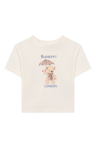 Хлопковая футболка BURBERRY, арт. 8128138
