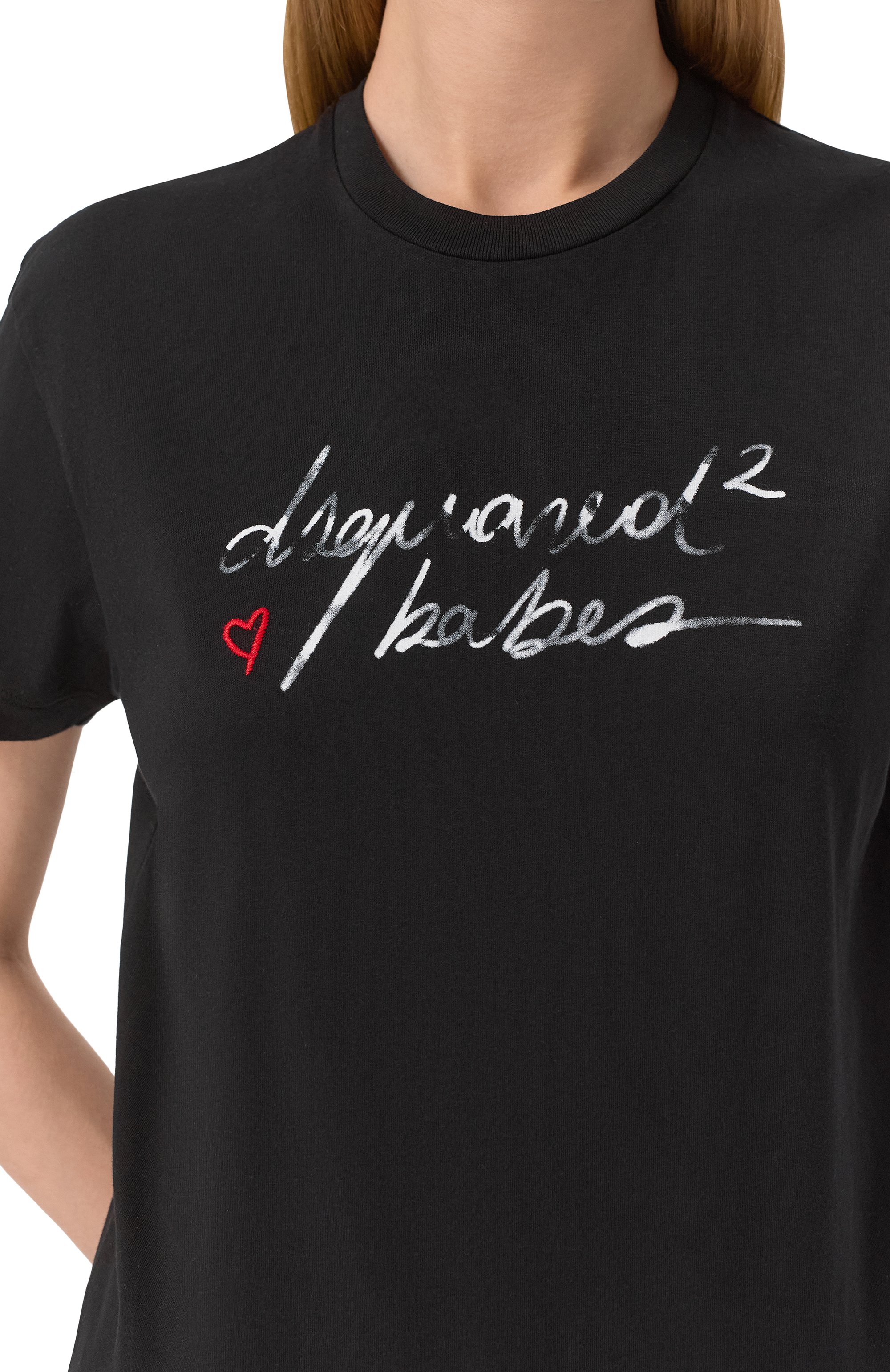 Хлопковая футболка DSQUARED2, арт. S72GD0571/D20020, фото 5