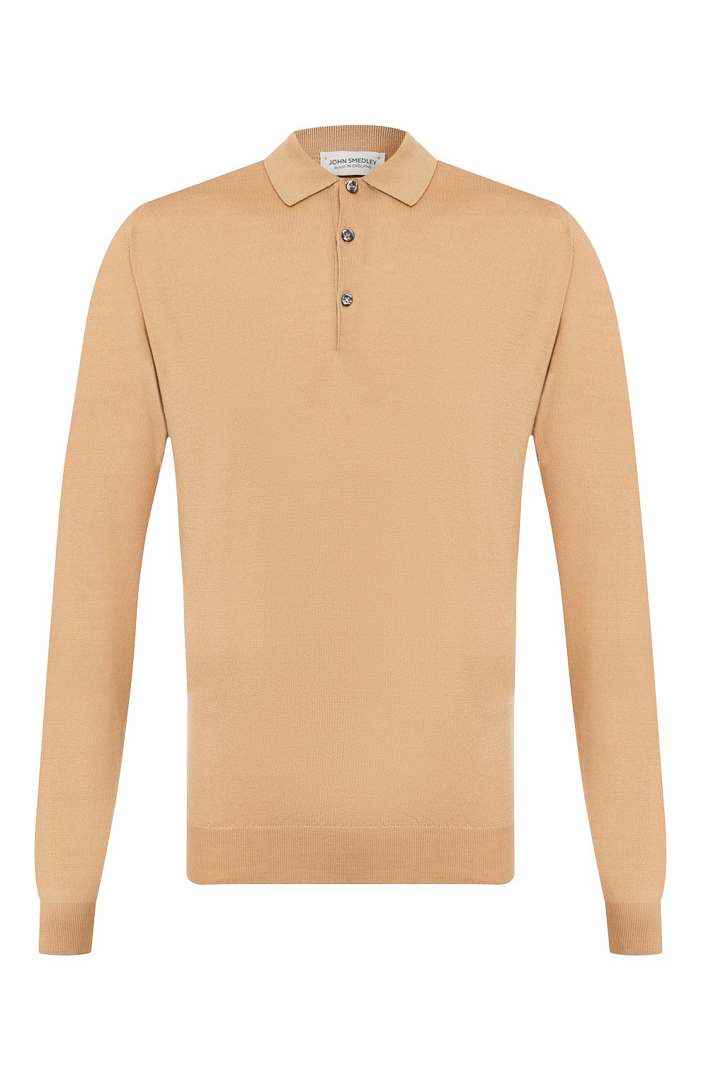 Шерстяное поло JOHN SMEDLEY бежевого цвета по цене 36250 руб., арт. BELPER, фото 1 Шерстяное поло JOHN SMEDLEY, арт. BELPER, фото 1