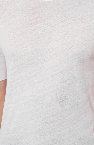 Футболка из хлопка и льна HANNES ROETHER, арт. 110777/FA35RINE.231, фото 5