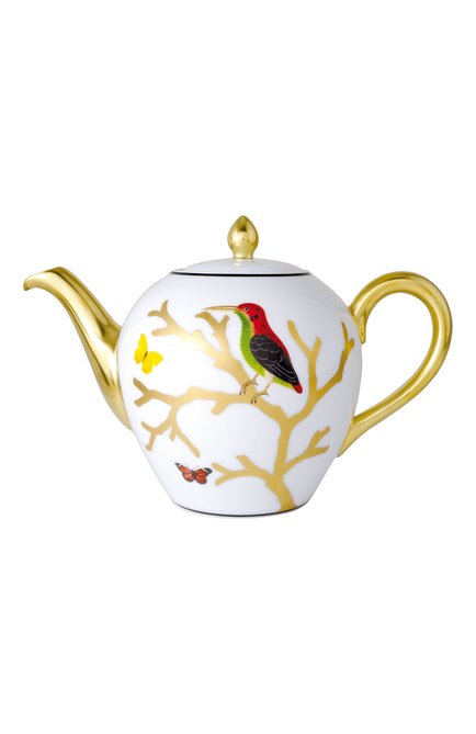 Чайный сервиз на 6 персон aux oiseaux BERNARDAUD разноцветного цвета, арт. 2488/22626 | Фото 2 (Статус проверки: Проверена категория; Интерьер_коллекция: Aux Oiseaux; Ограничения доставки: fragile-2)