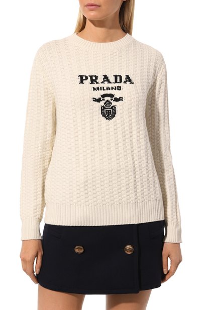 Кашемировый свитер PRADA, арт. P24M2L-10F0-F0009-212, фото 3