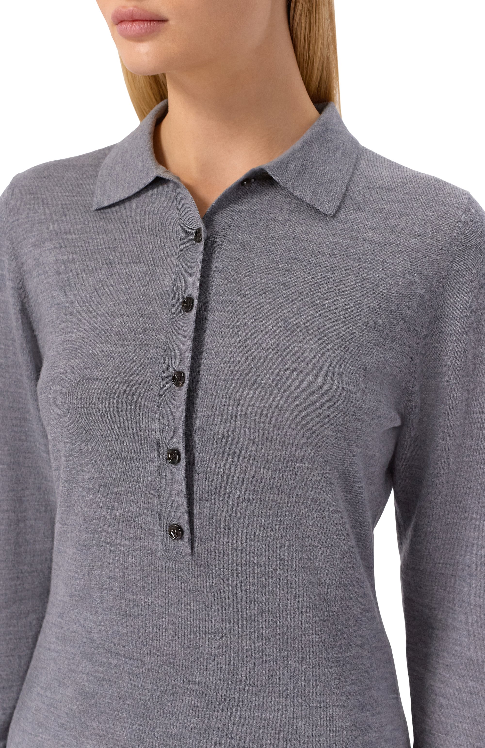 Шерстяное поло ALLUDE, арт. 255/64015, фото 5