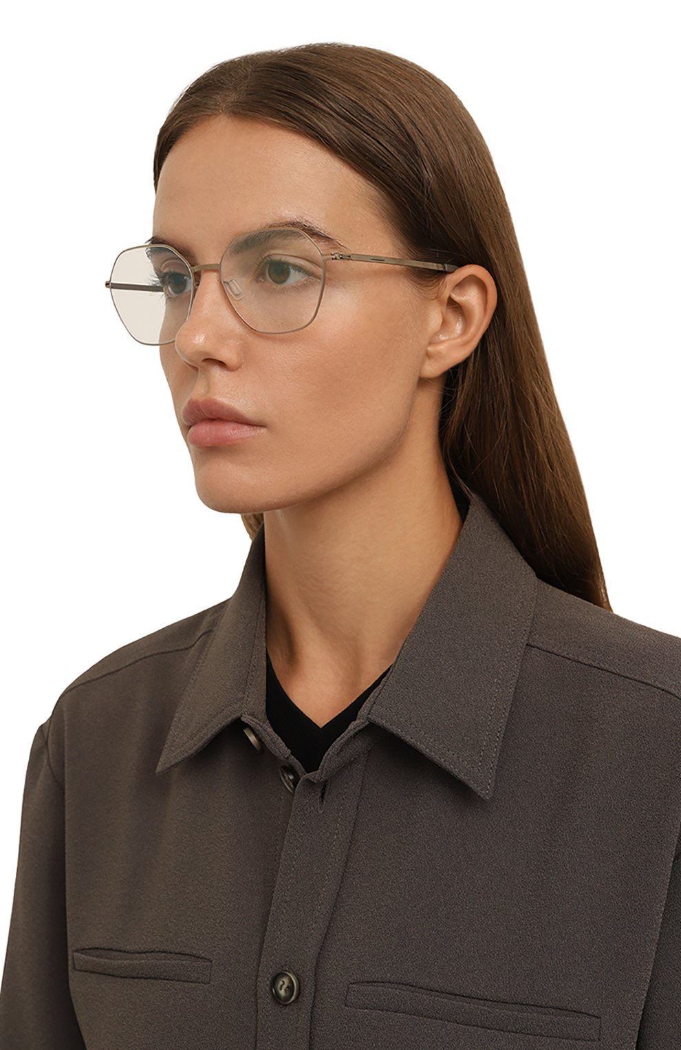 Оправа IC! BERLIN, арт. IB-HALNY SHINY BR0NZE WARM GREY RX-CLEAR FLEX, фото 2