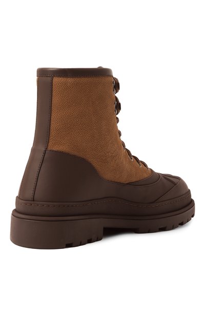 Кожаные ботинки duck BRUNELLO CUCINELLI, арт. MZURHGI711, фото 5