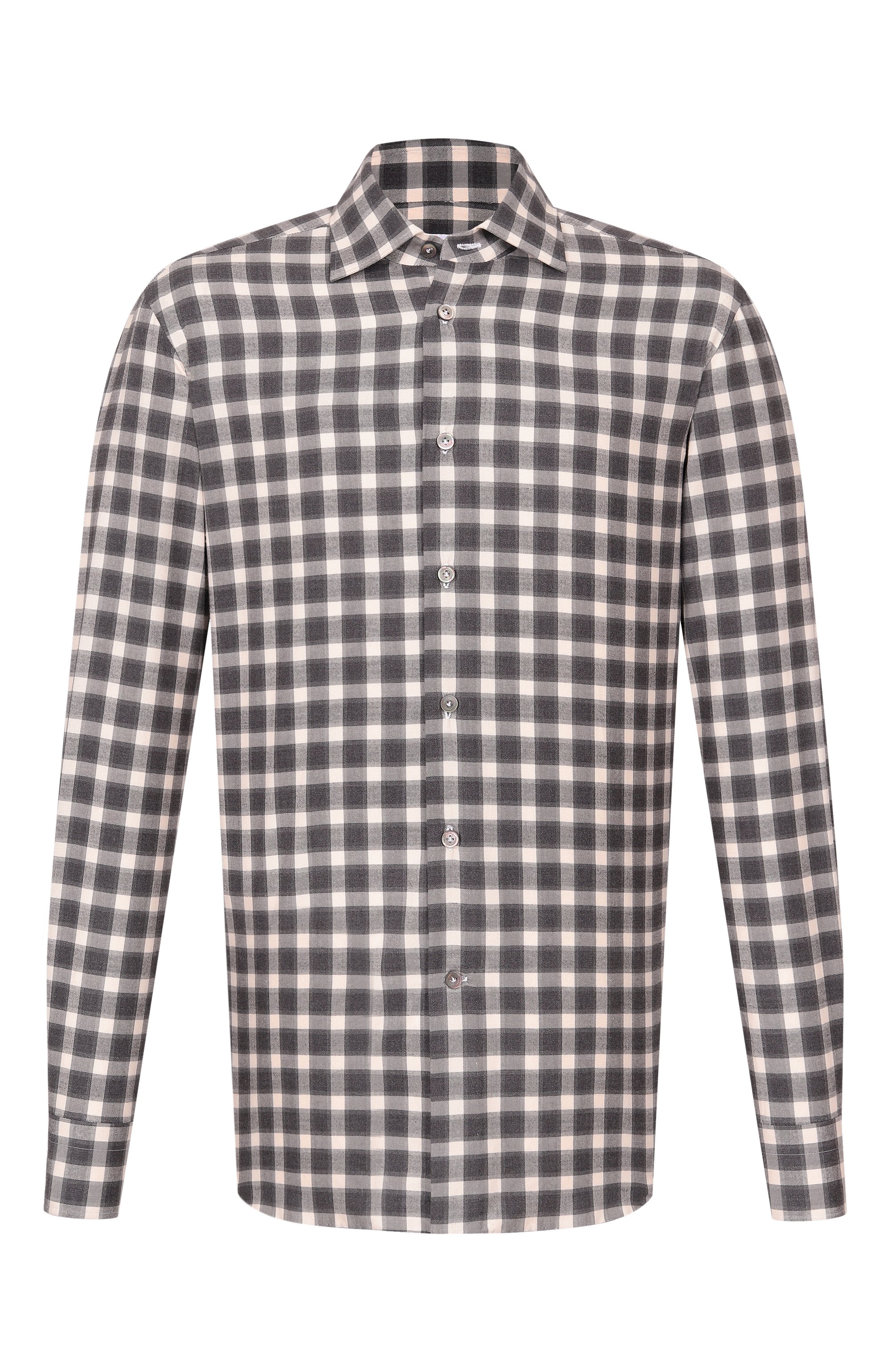 Хлопковая рубашка KITON, арт. UCCH0943907, фото 1