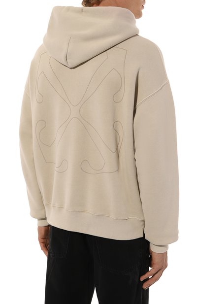 Хлопковое худи OFF-WHITE, арт. 0MBB085F24FLE007, фото 4