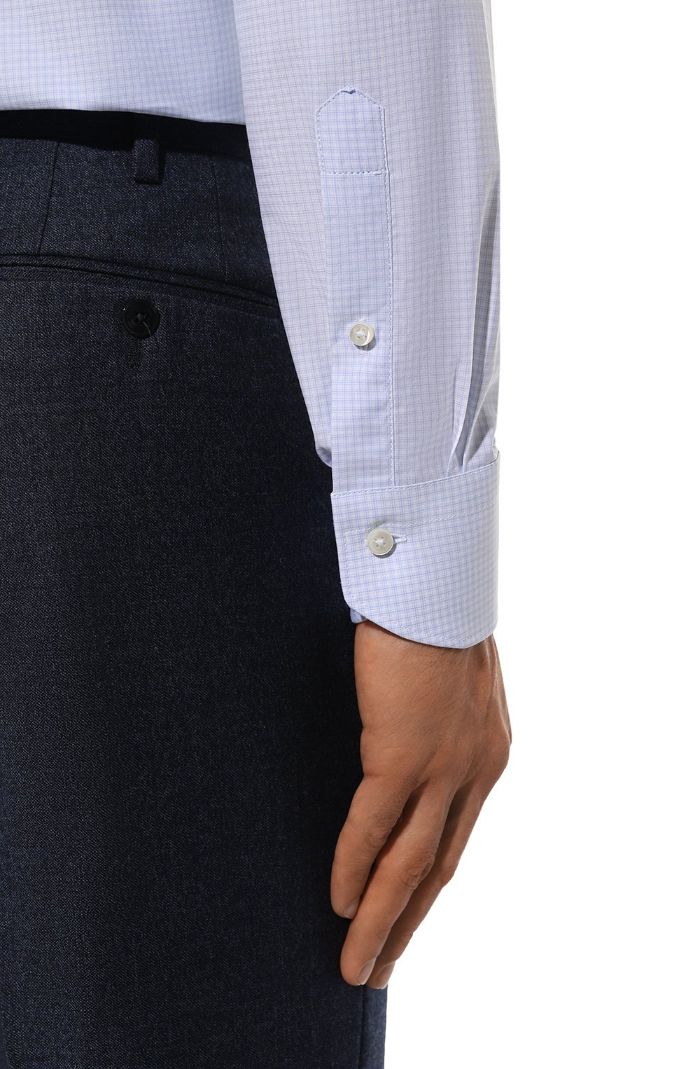 Хлопковая сорочка CANALI, арт. NCL7098/GR03305, фото 6