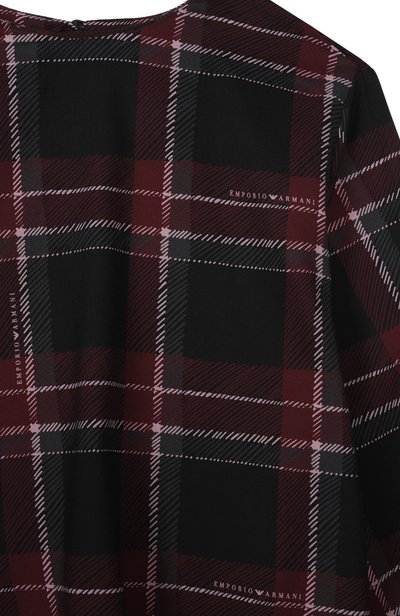 Блузка из хлопка и вискозы EMPORIO ARMANI, арт. EG000869/AF26738, фото 3