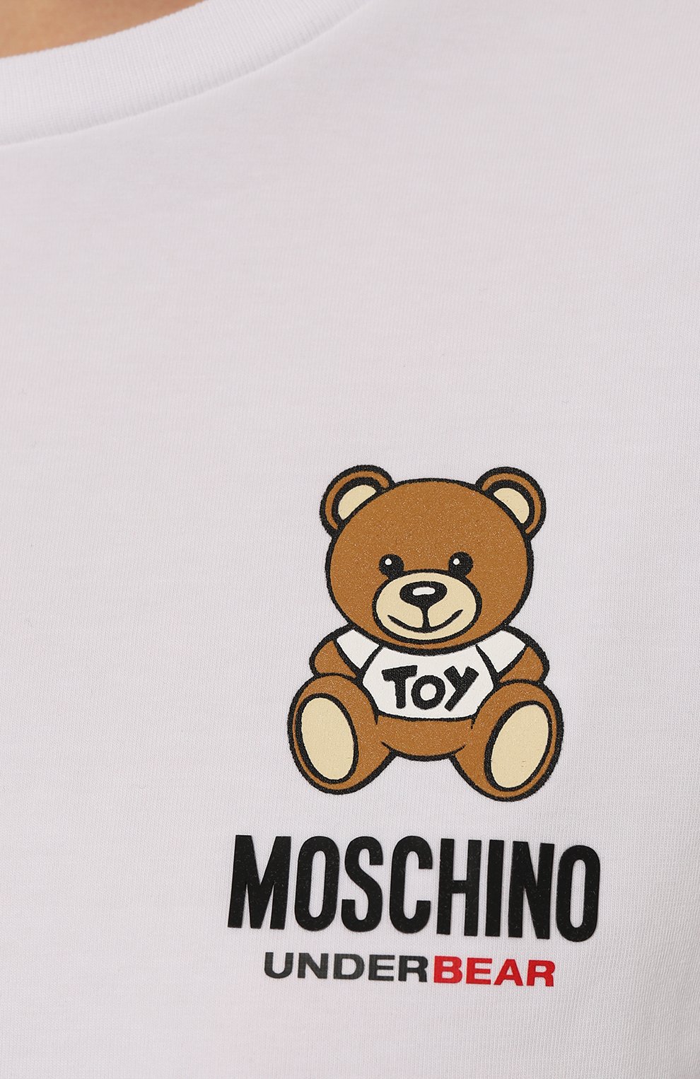 Хлопковая футболка MOSCHINO, арт. 231V6/V0784/4410, фото 5