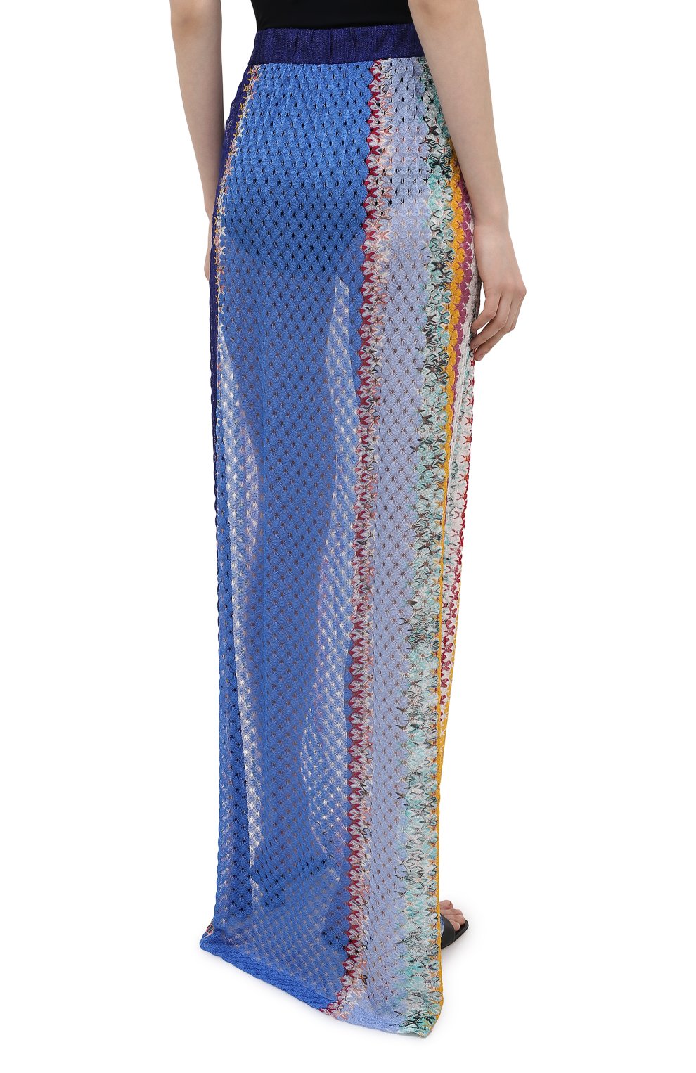 Юбка из вискозы MISSONI разноцветного цвета по цене 48300 руб., арт. MMH00034/BR00E4, фото 4 Юбка из вискозы MISSONI, арт. MMH00034/BR00E4, фото 4