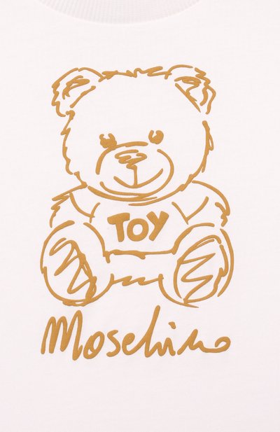 Хлопковая футболка MOSCHINO, арт. HUM051/LAA01/4-8, фото 3