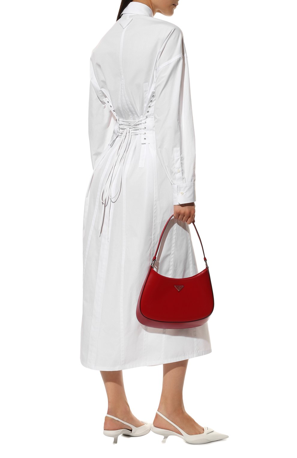 Хлопковое платье PRADA, арт. P3H11L-1XV2-F0009-221, фото 2