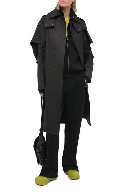 Брюки BOTTEGA VENETA черного цвета по цене 168000 руб., арт. 648998/V0C10, фото 2 Брюки BOTTEGA VENETA, арт. 648998/V0C10, фото 2