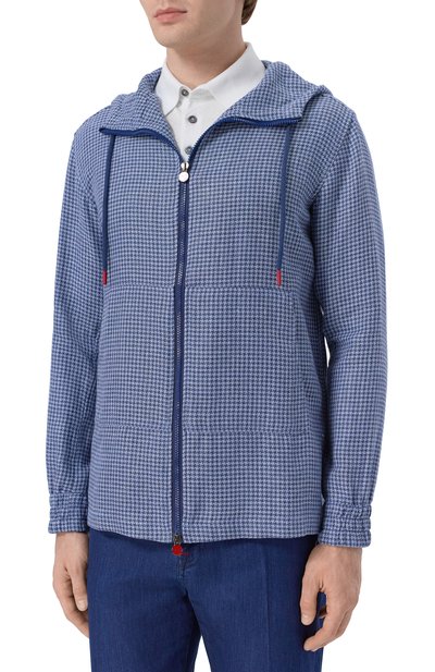 Куртка-рубашка изо льна и шелка KITON, арт. UMC010K0631G, фото 3