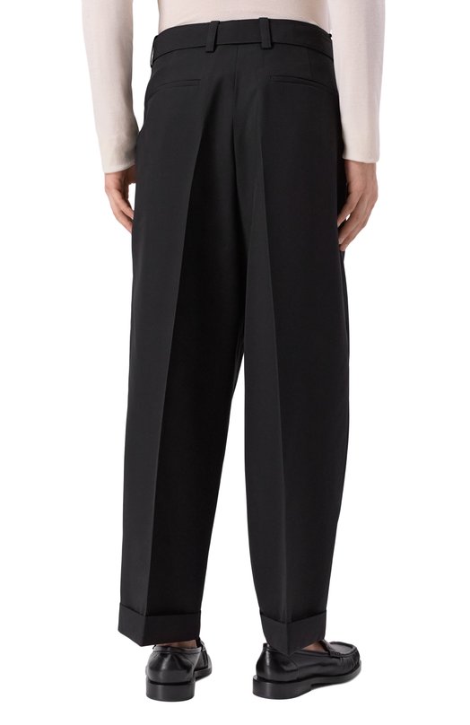 Шерстяные брюки Jil Sander J22KA0230-J40249 Чёрный  J22KA0230-J40249 Фото 4