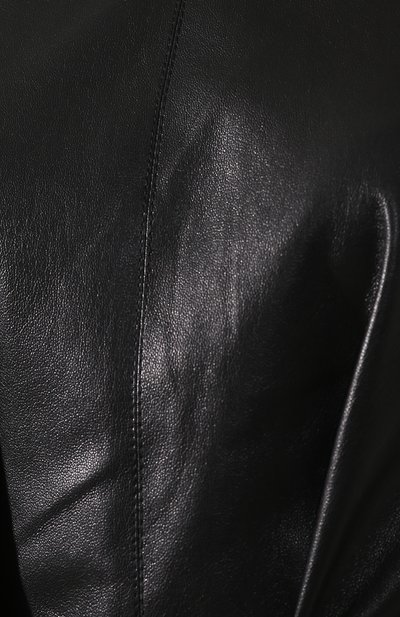 Топ с поясом NANUSHKA, арт. C0RSA_BLACK_VEGAN LEATHER, фото 5