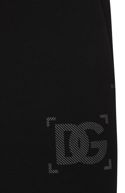 Хлопковые джоггеры DOLCE & GABBANA черного цвета по цене 53850 руб., арт. L4JPLJ/FUGUS, фото 3 Хлопковые джоггеры DOLCE & GABBANA, арт. L4JPLJ/FUGUS, фото 3