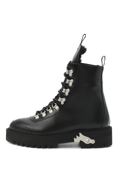 Кожаные ботинки OFF-WHITE, арт. 0WIA045E20LEA0011001, фото 3