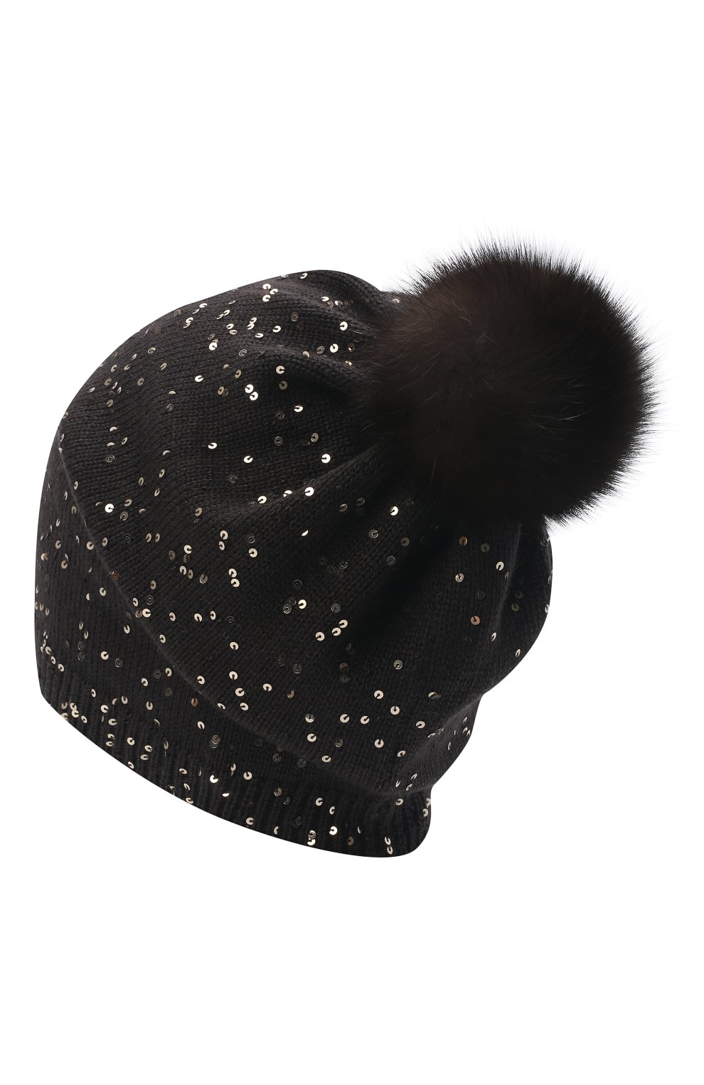 Шапка с помпоном из меха соболя BLACK SABLE, арт. BS-005CP5, фото 3