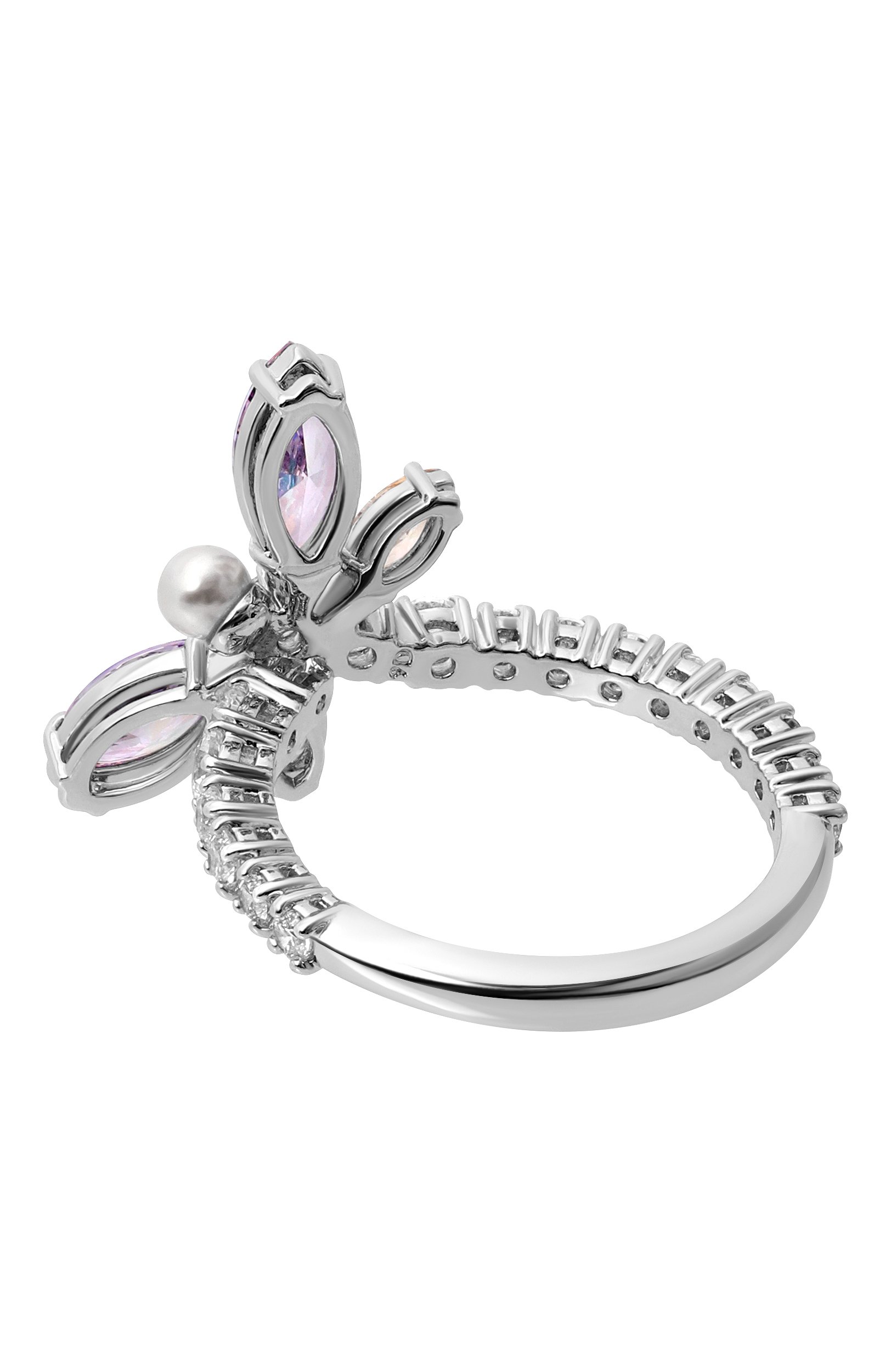 Кольцо ariana grande x swarovski SWAROVSKI разноцветного цвета по цене 19850 руб., арт. 5737367, фото 3 Кольцо ariana grande x swarovski SWAROVSKI, арт. 5737367, фото 3