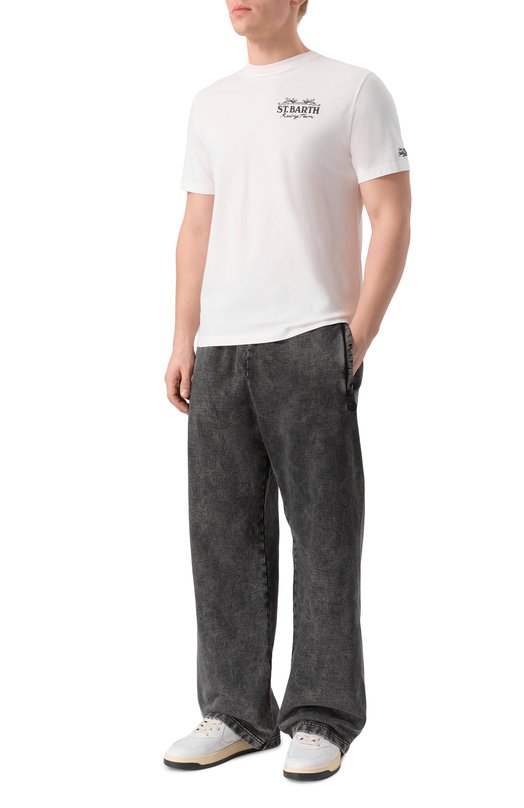 Хлопковая футболка MC2 Saint Barth ARN0001-02852I/ARN0TT Белый  ARN0001-02852I/ARN0TT Фото 2