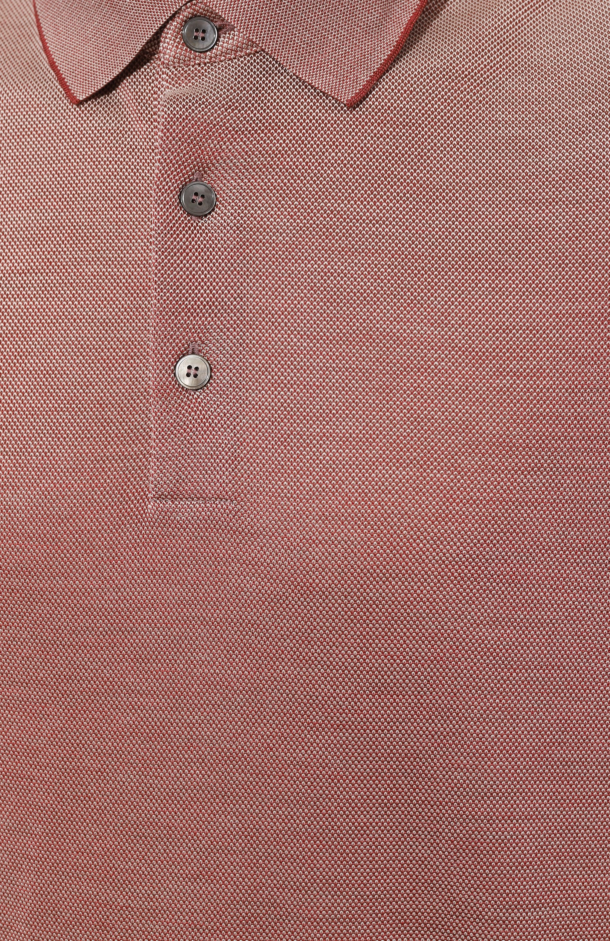 Шелковое поло ZEGNA, арт. UB330A5/B775R05, фото 5