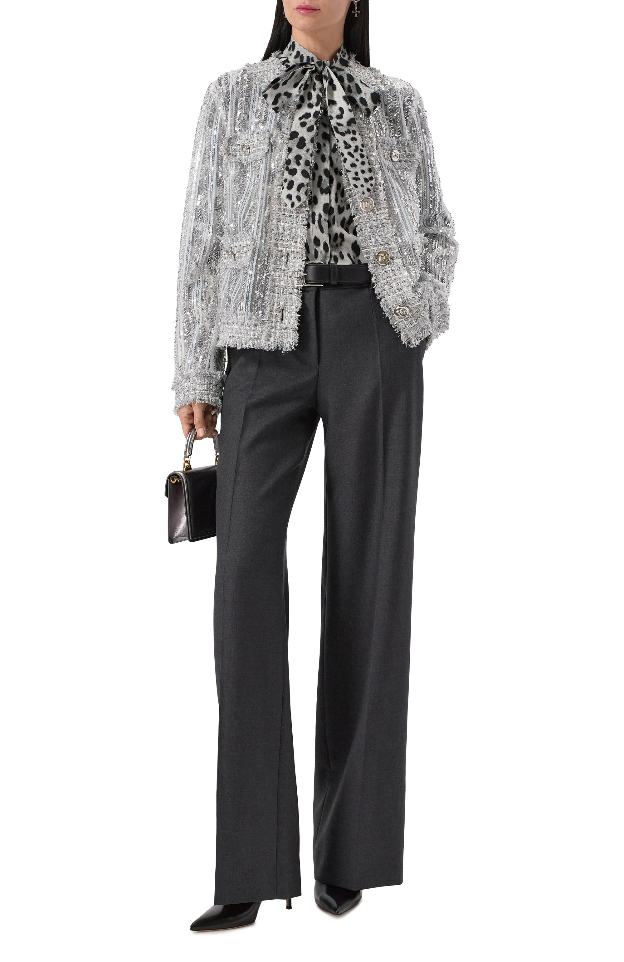 Жакет с отделкой пайетками DOLCE & GABBANA, арт. F27DLT/FLSKC, фото 2