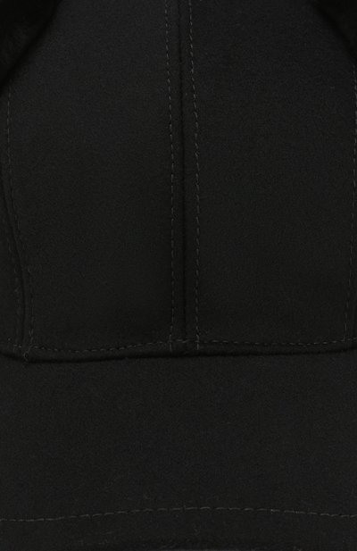 Шерстяная бейсболка с ме�ховыми вставками PRADA, арт. 2HC084-2BKH-F0002, фото 3