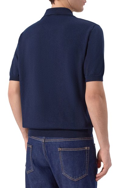 Поло из хлопка и шелка ZILLI, арт. KZP002M0142VLAP00, фото 4