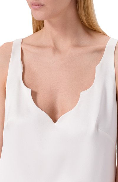 Шелковый топ AKHMADULLINA белого цвета по цене 59900 руб., арт. 1125.2TP711.1/S003, фото 5 Шелковый топ AKHMADULLINA, арт. 1125.2TP711.1/S003, фото 5